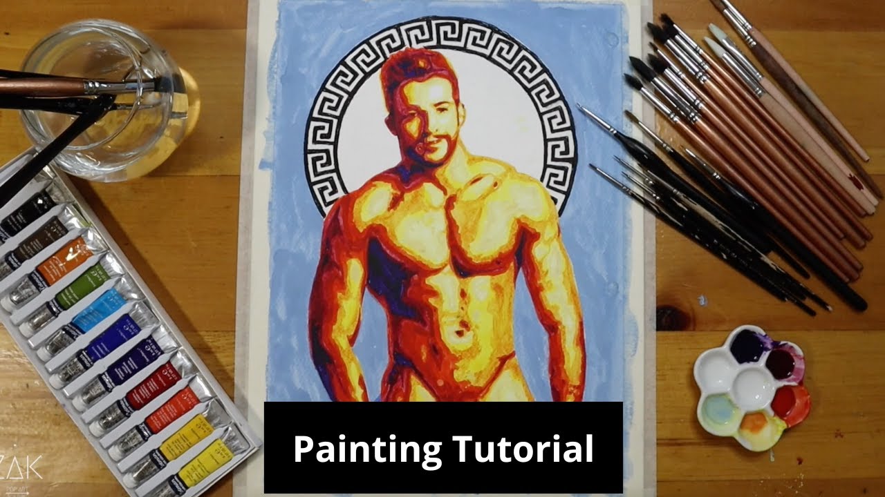 Painting Tutorial Time lapse Episode (112) #watercolorpainting #zakpopart