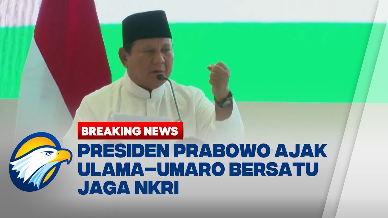 BREAKING NEWS - [FULL] PIDATO PRESIDEN PRABOWO DI PENGUKUHAN PENGURUS MUI 2025-2030