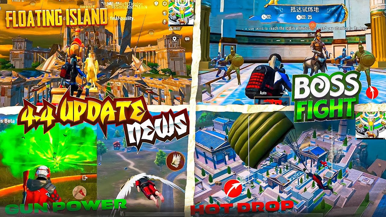 New Theme Mode Update V4.4 | Boss FIght | Floating Island | New Powers | Pubgm NewUpdate V440