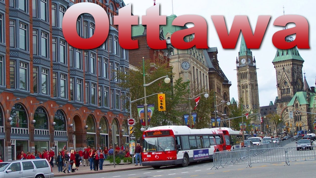 Driving in Gatineau and Downtown of Ottawa