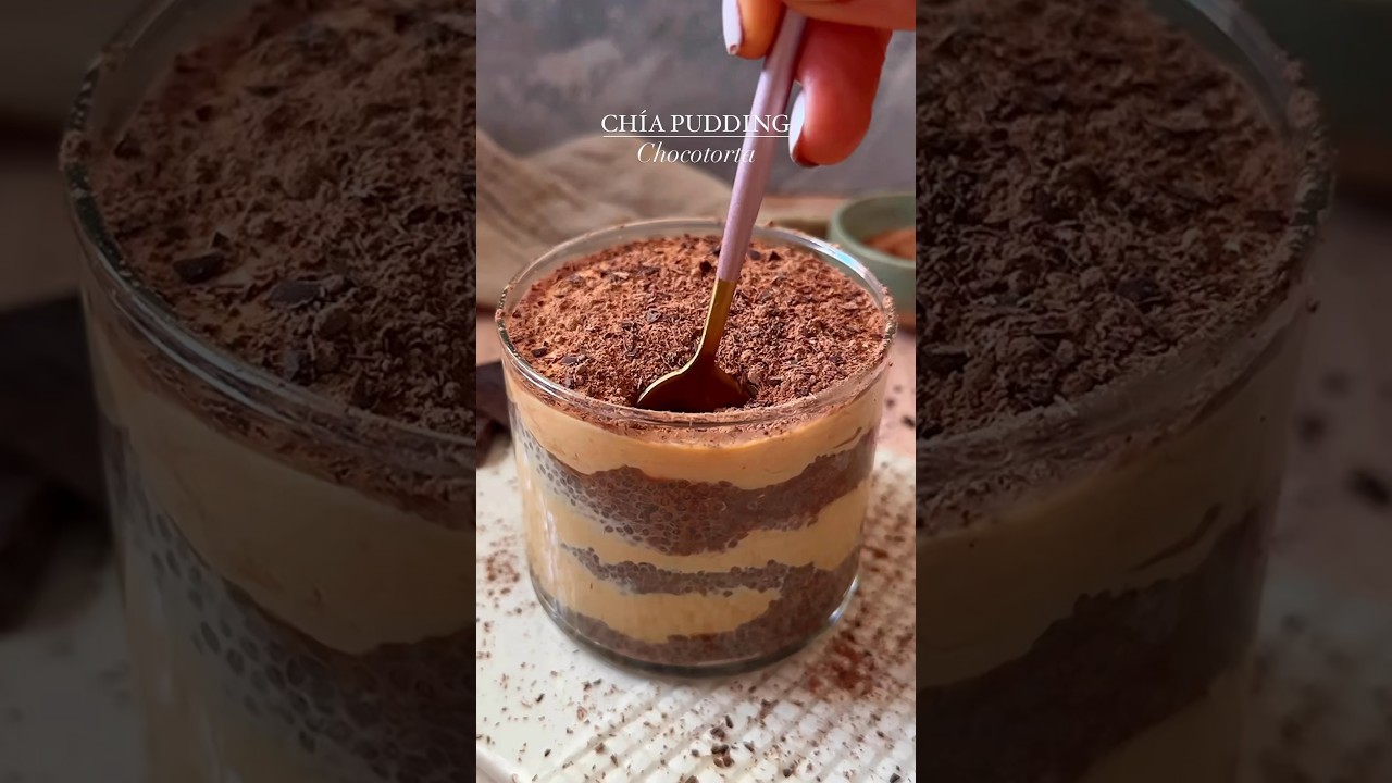 CH&Iacute;A PUDDING CHOCOTORTA🍫🤤 #chocotorta #chia #chiapudding #recetassaludables #postresinazucar #rico