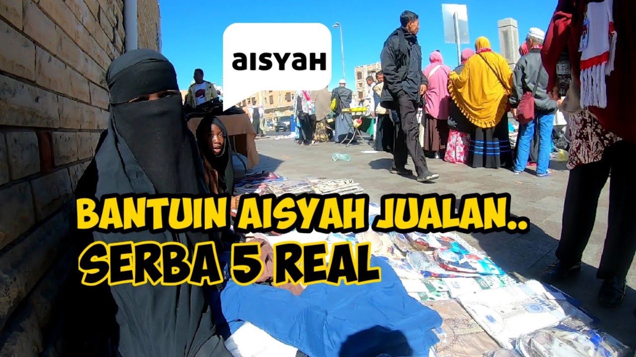 BANTU AISYAH DAN IBUNYA JUALAN SEJADAH