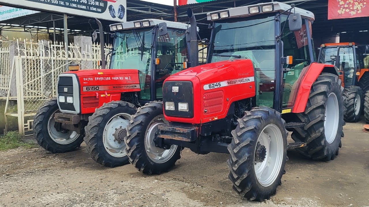 Mới về hai chiếc máy cày massey Ferguson trên 100hp cực đẹp.