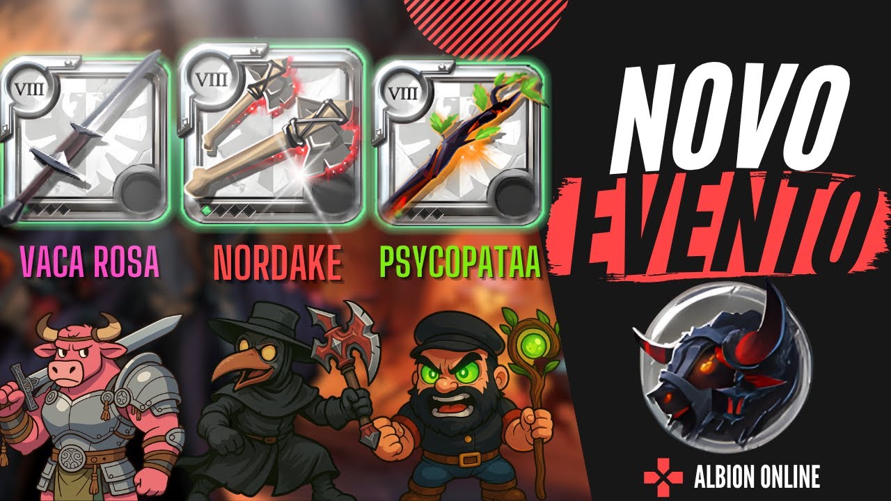 DOMINAMOS A NOVA ZONA LARANJA Ft.@Vacarrosa @iPsycopataa | ALBION ONLINE