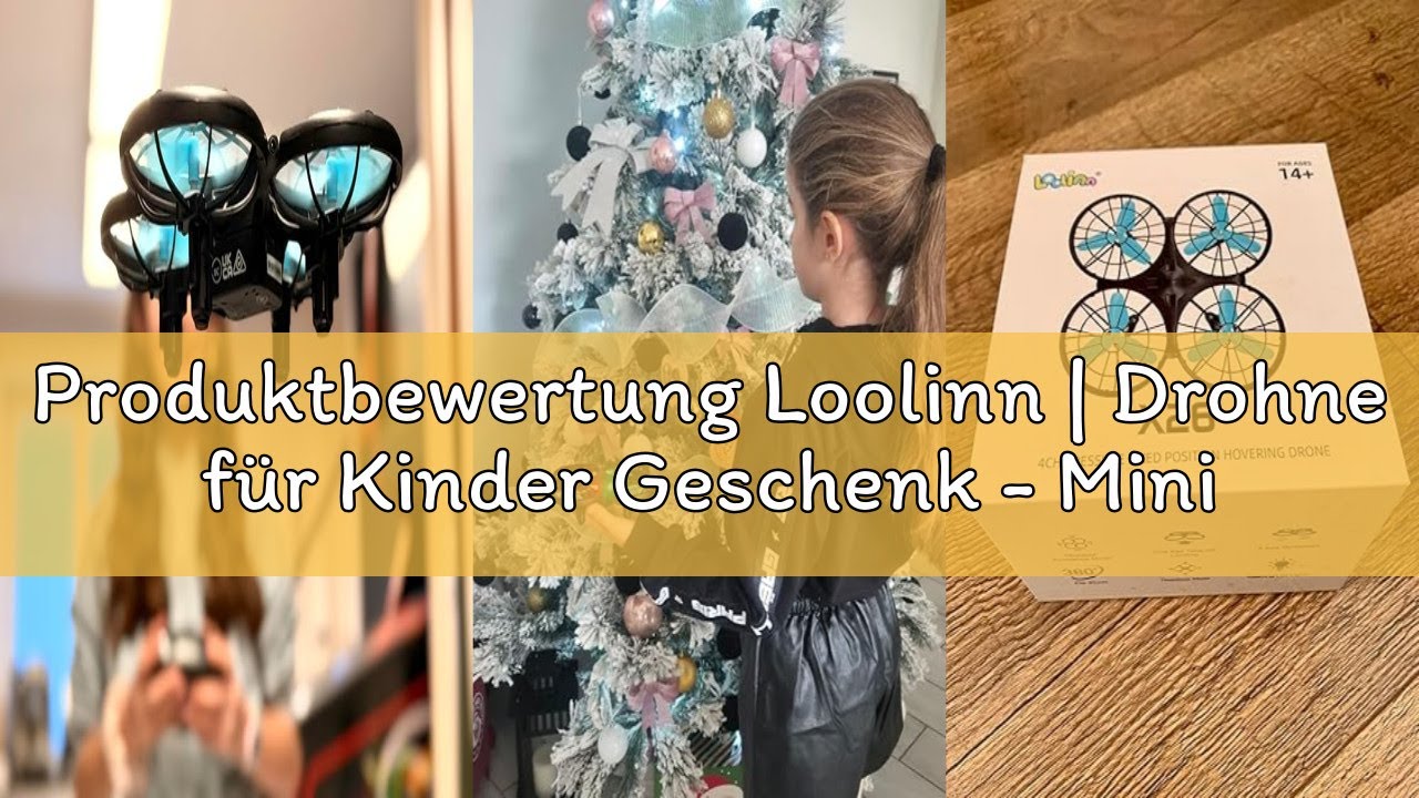 Produktbewertung Loolinn | Drohne für Kinder Geschenk - Mini Drohne mit Antikollisionstechnologie, S