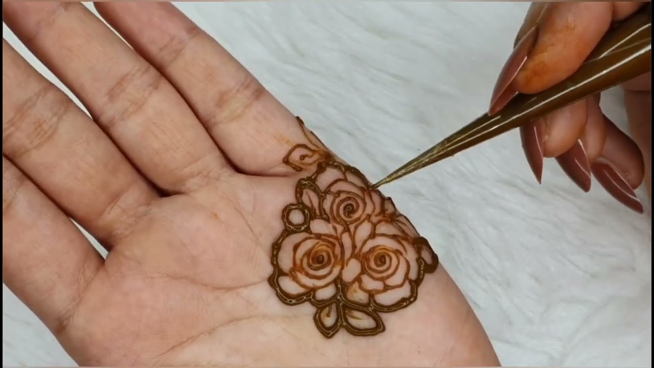 8 Beautiful Eid Henna Designs in 10 minutes you can try For Eid ❤️ Eid mehndi deisgns