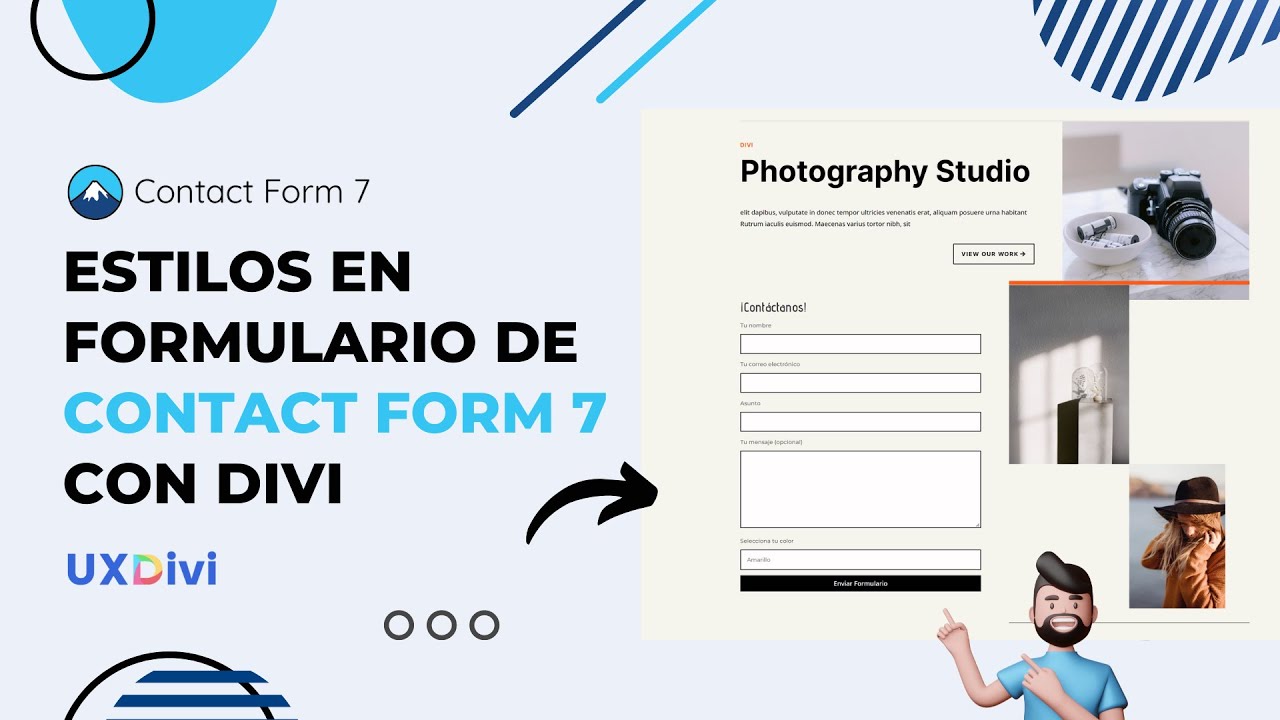🔥 TUTORIAL DIVI: Personalizar el formulario de contacto de CONTACT FORM 7 en DIVI sin saber código ✅