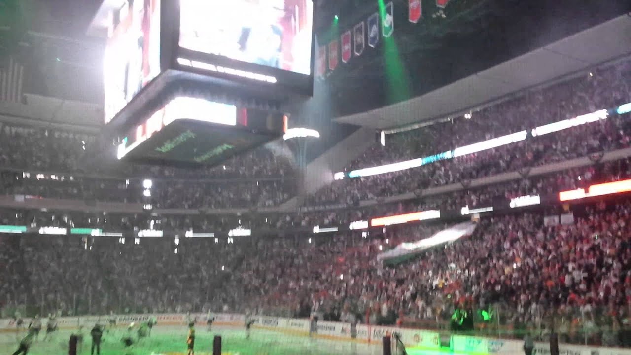 Wild game 6 vs Blues playoff intro 4-26-15