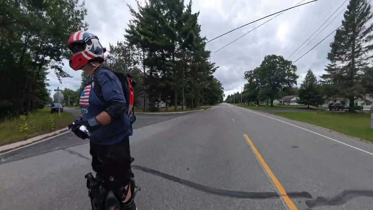 Summertime EUC Ride on the Gladstone Bluff ( Leaperkim Veteran Sherman S )