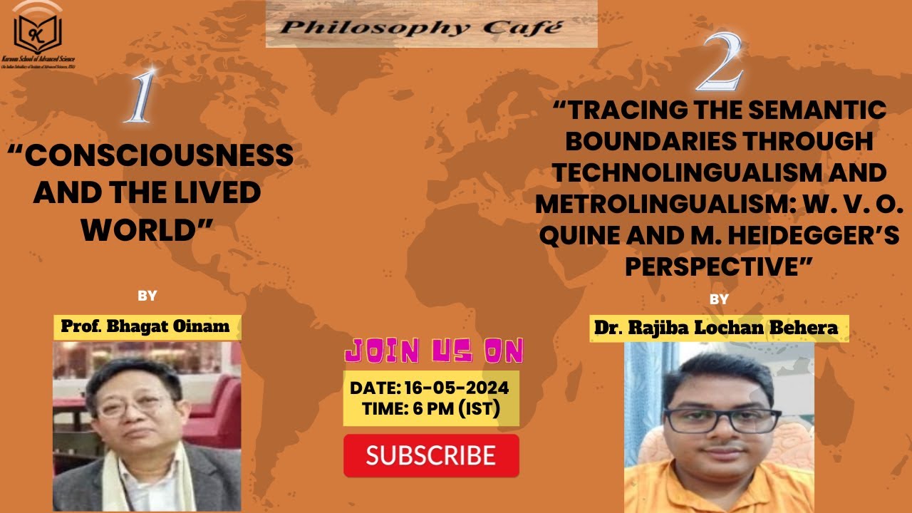 Mega Episode in Philosophy CAFE by Prof. Bhagat Oinam &  Dr. Rajiba Lochan Behera, KSASTALK