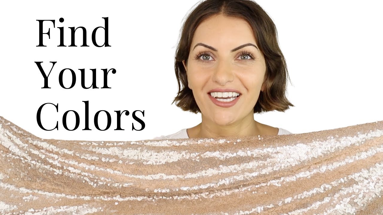 How To Find Your Skin's UNDERTONE Using Metallic Drapes | Seasonal Color Analysis | Lina Waled