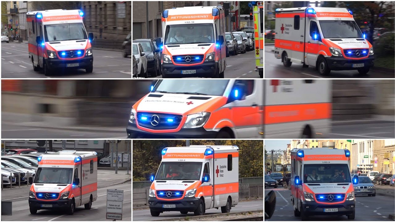 [Das rote Plus] Alarmfahrten Rettungsdienst DRK Stuttgart