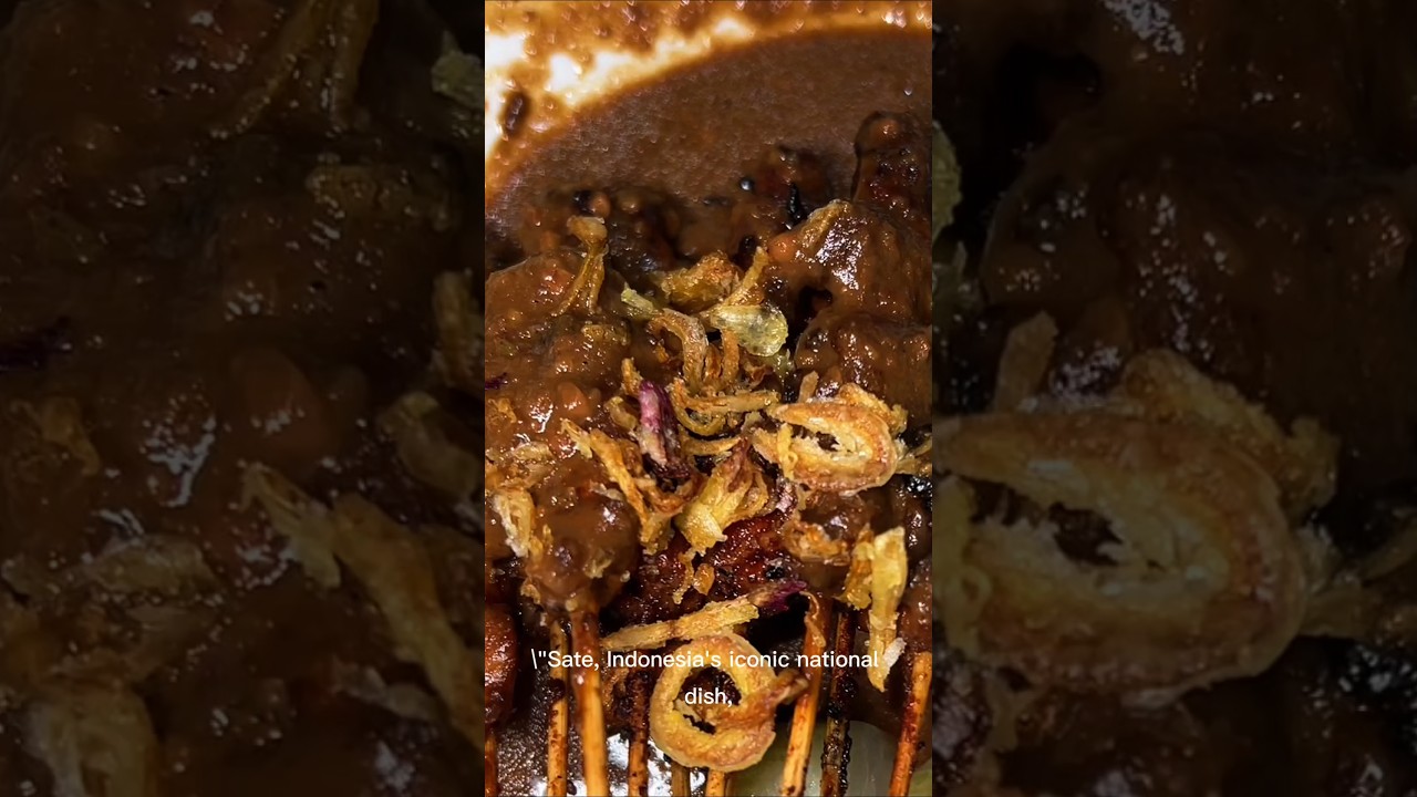 Indonesian Sate ,A Culinary Icon of Rich Flavors and Tradition"