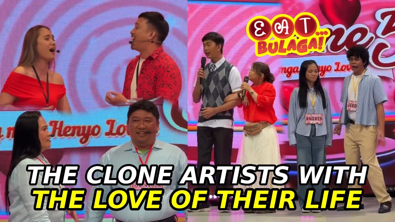 Ryzza Mae Dizon & Rouelle Cariño ❤️ The Clone Artists & Their Partners | Eat Bulaga TVJ TV5 | AC