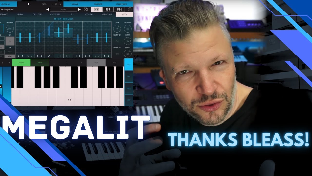 @BLEASS  Megalit Wavetable soft synth with a twist (complete tour)