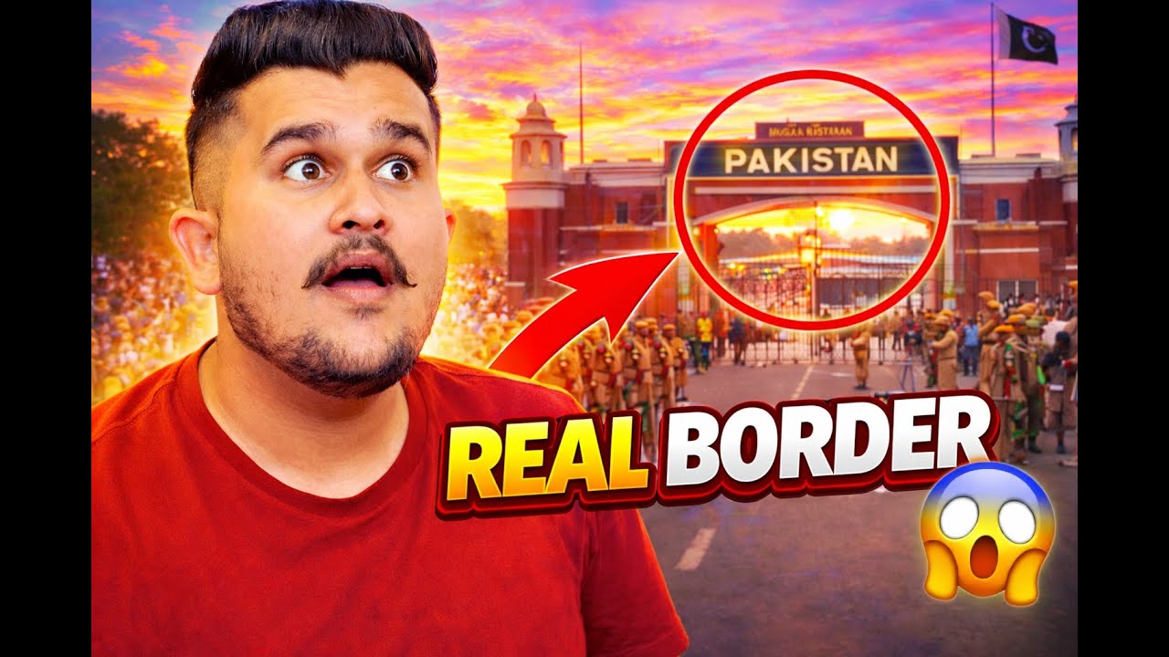 India–Pakistan Border 😱 Pehli Baar Andar Tak  dekha!