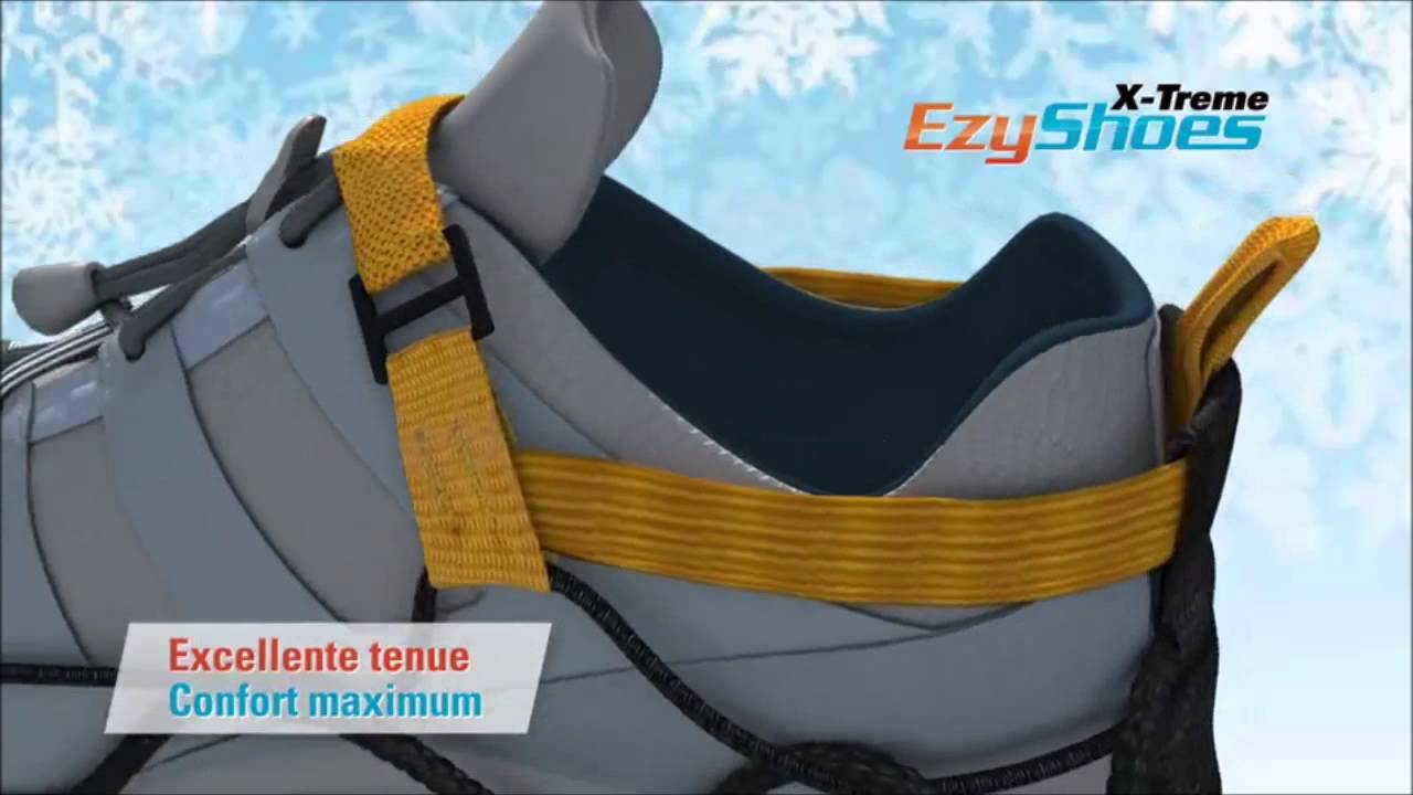 Sur-Chaussures Antid&eacute;rapante Ezyshoes X-Treme pour le sport