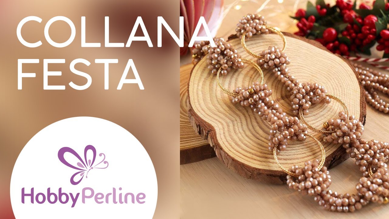 Come fare una collana con nodi di cristalli | TUTORIAL - HobbyPerline.com