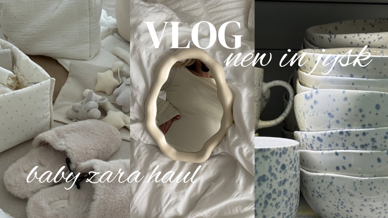 VLOG: ciąża 🌸 dziecięce dodatki z Zary & co nowego w Jysk 🫶