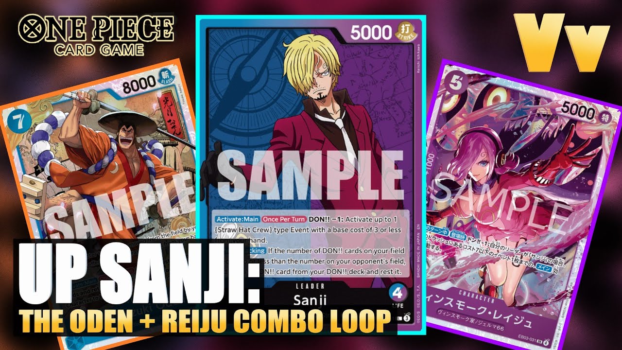 One Piece TCG: Testing a Fun UP Sanji Build - Using an Oden and Reiju Loop to Recycle Used Events