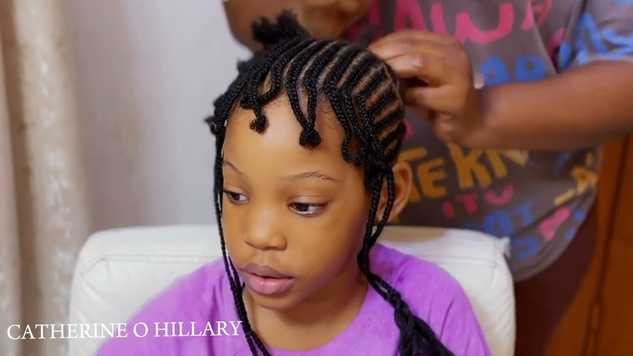 🔥🔥 HOW I MADE HER 5TH BIRTHDAY’s HAIRSTYLE |BIRTHDAY HAIRSTYLE IDEA