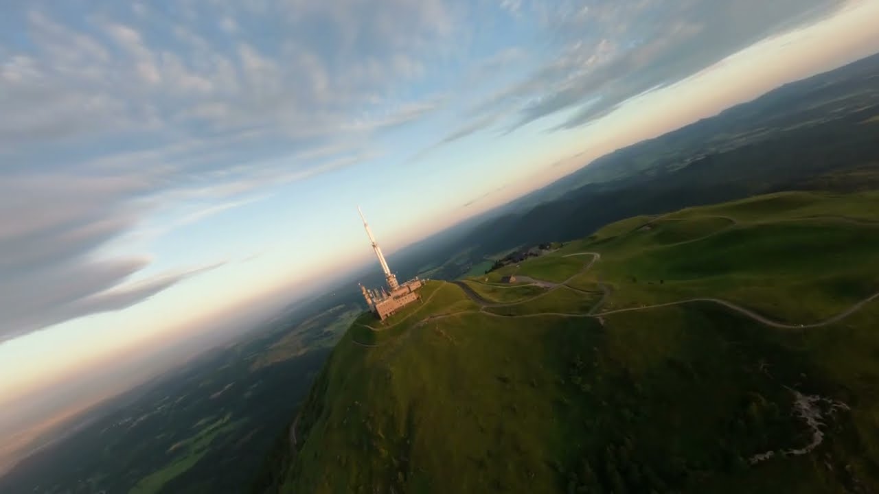 Puy de Dome - FPV Drone flight around the mystic Volcano - 8k