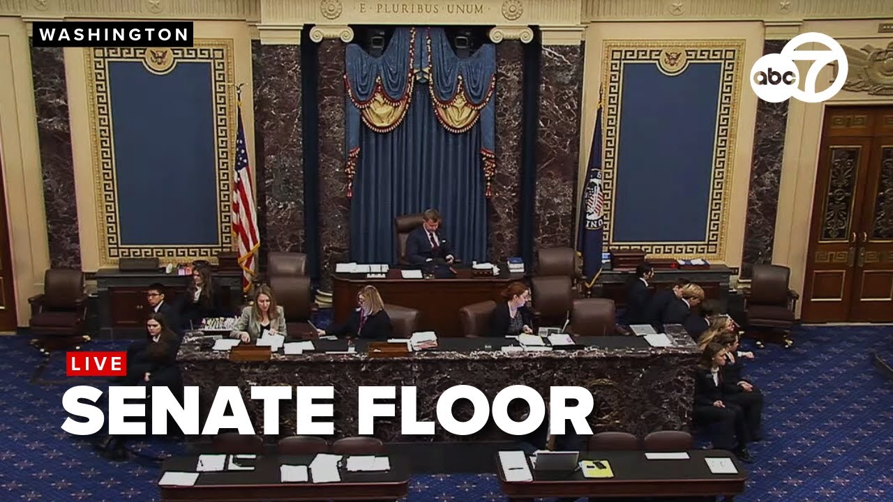 🔴 SENATE FLOOR LIVE: Lawmakers vote on funding bill to end government shutdown
