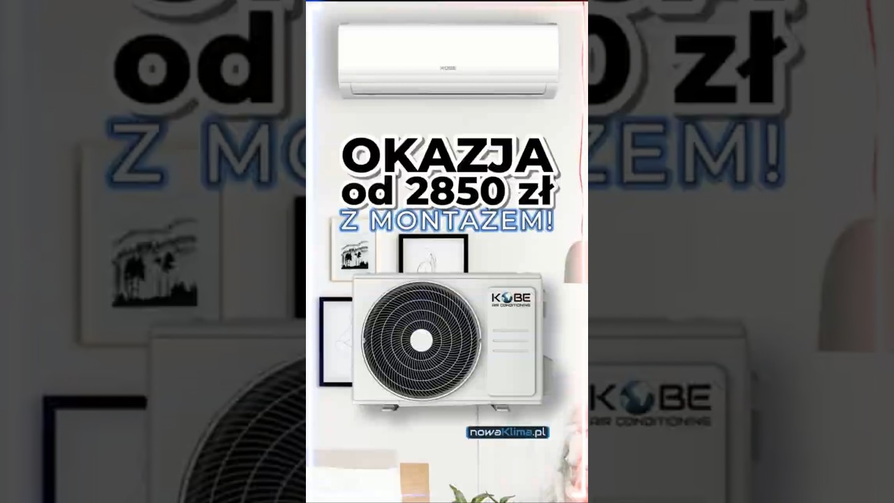 Klimatyzacja za 2850 zł z montażem? Zdążysz przed upałami? Nie daj się zaskoczyć słońcu.