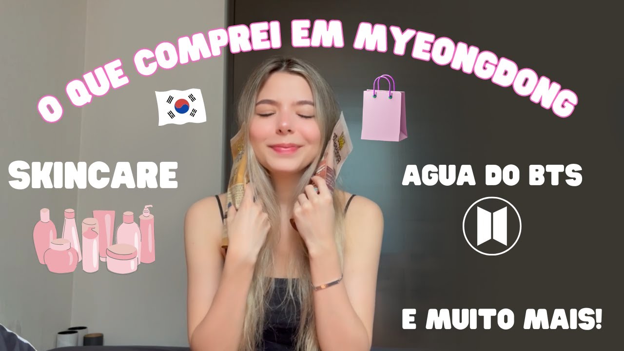 COMPRAS DE SKINCARE COREANA E COISINHAS MAIS - COMPRAS NA COREIA DO SUL