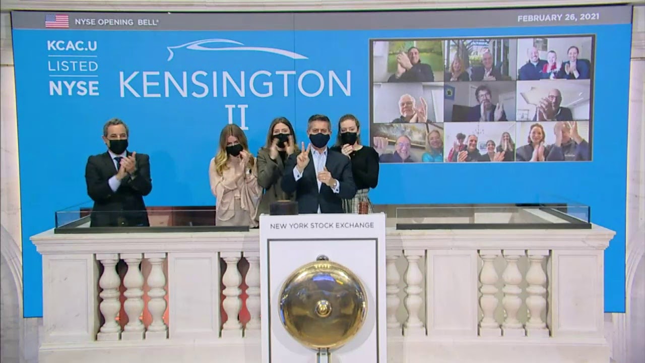 Kensington Capital Acquisition Corp. II (NYSE: KCAC.U) Rings The Opening Bell&reg;