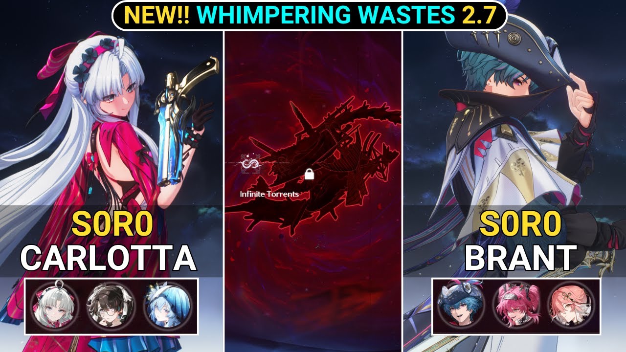 S0R0 Carlotta & Brant Showcase | NEW!! Whimpering Wastes Wuthering Wave 2.7