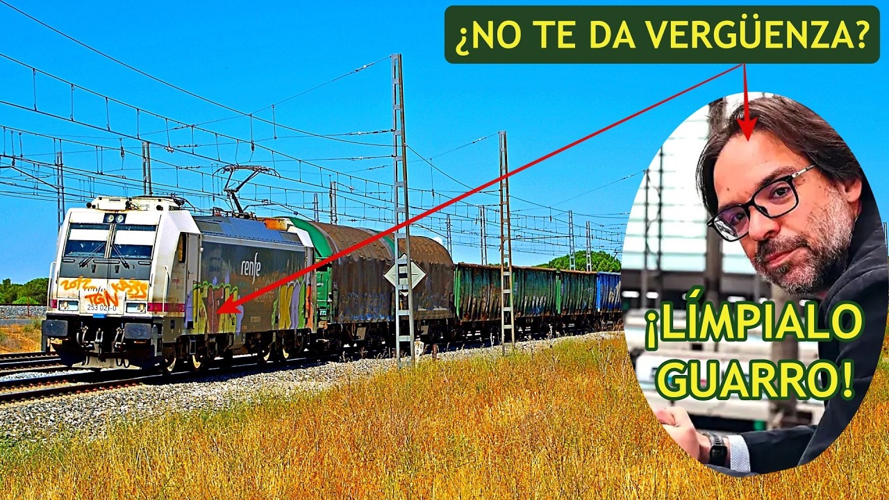 📽️El Lado SUCIO del FERROCARRIL: TRENES de Mercancías de Renfe ¡DESIDIA ABSOLUTA! ¡ALUCINA!