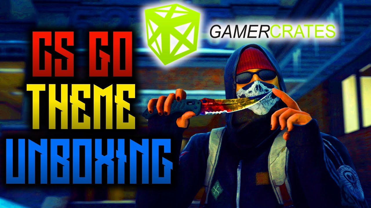 GAMERCRATES : CS GO THEME UNBOXING: AUG 2016