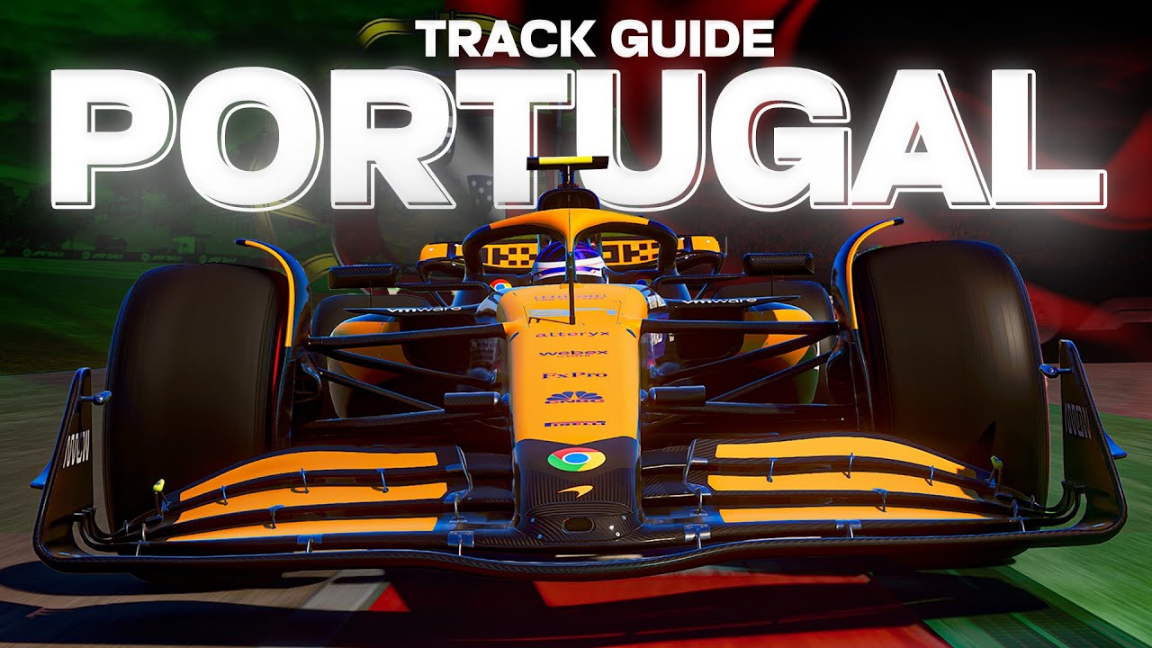 F1 24 Португалия *Подробный* путеводитель по трассе + HotLap (1:15.475)