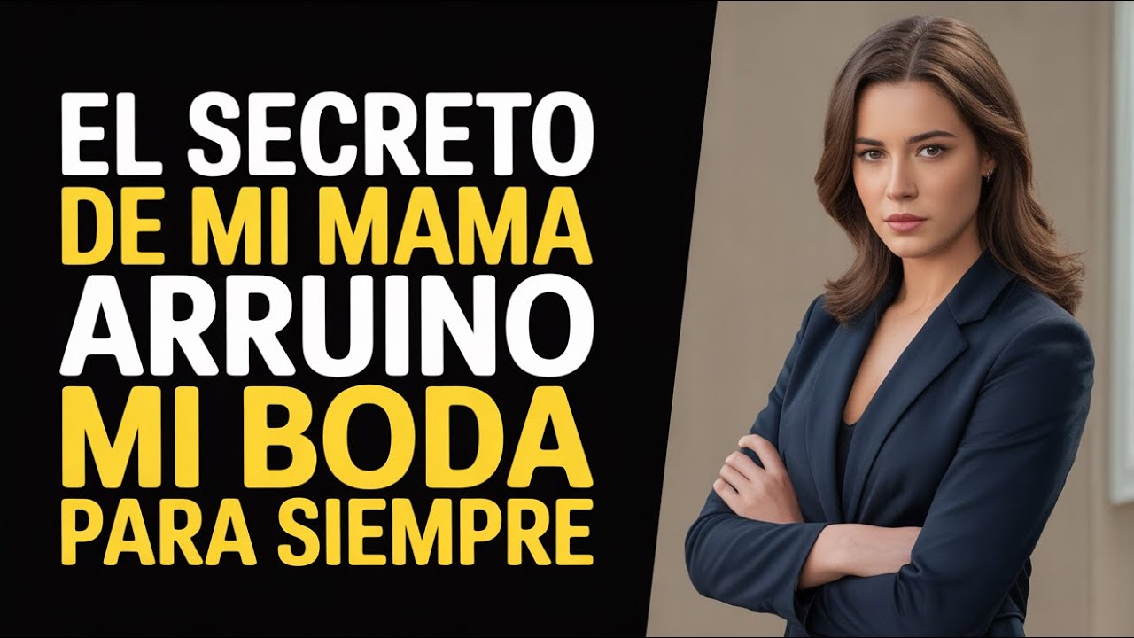 El día de mi boda, mi madre interrumpió la ceremonia con una confesión que destruyó a mi prometido