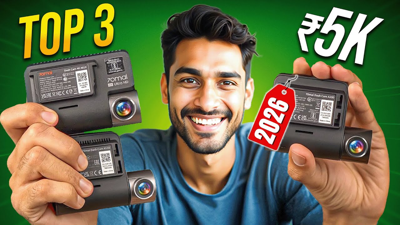 [TOP 3]🔥Best DashCam For Cars India 2026 | Best Car DashCam 2026 Under ₹5000