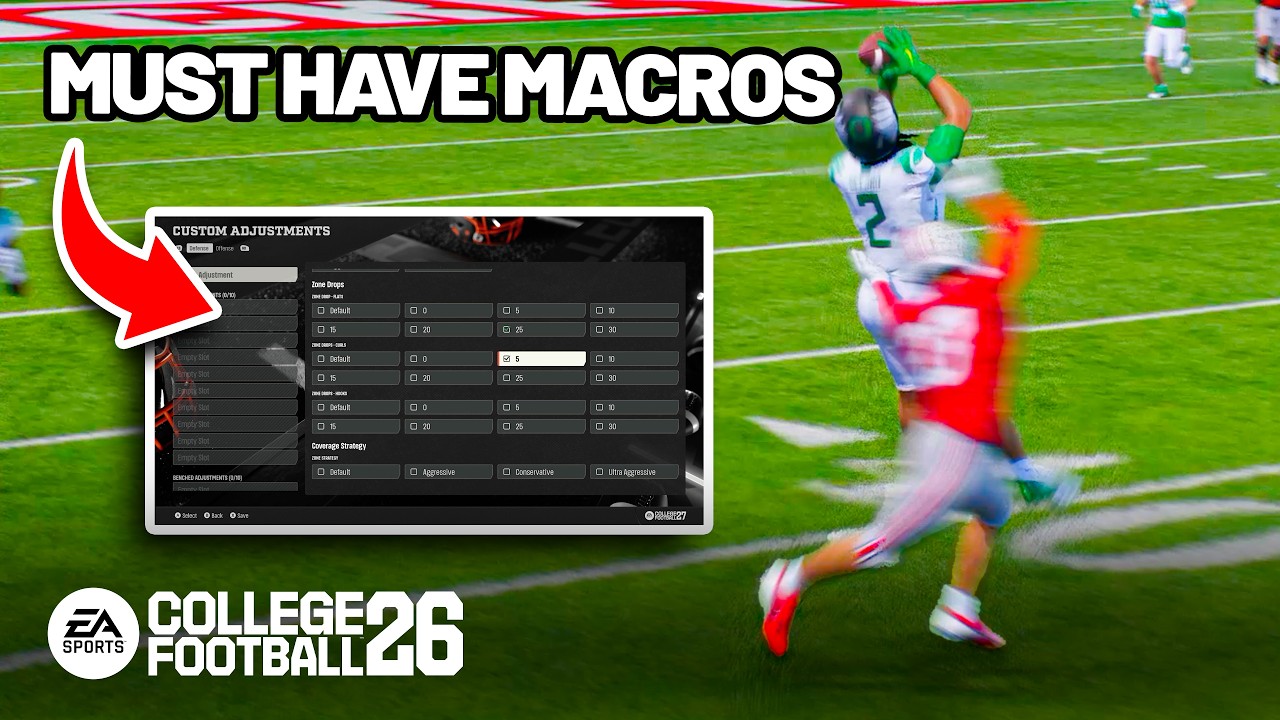 ЛУЧШИЙ макрос для защиты, который ДОЛЖЕН использовать каждый в College Football 27 (остановит люб...