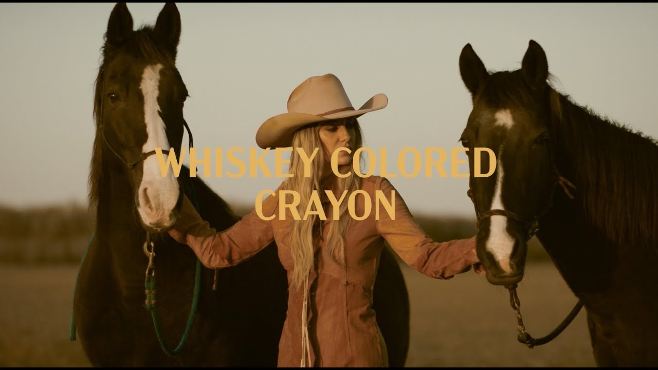 Lainey Wilson - Whiskey Colored Crayon (Official Lyric Video)