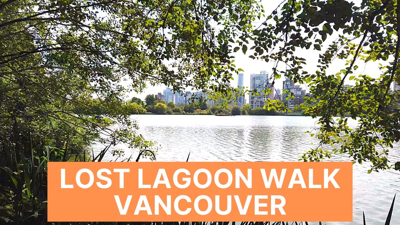 【4K】LOST LAGOON - VANCOUVER - Walk around Lost Lagoon, Stanley Park | POV