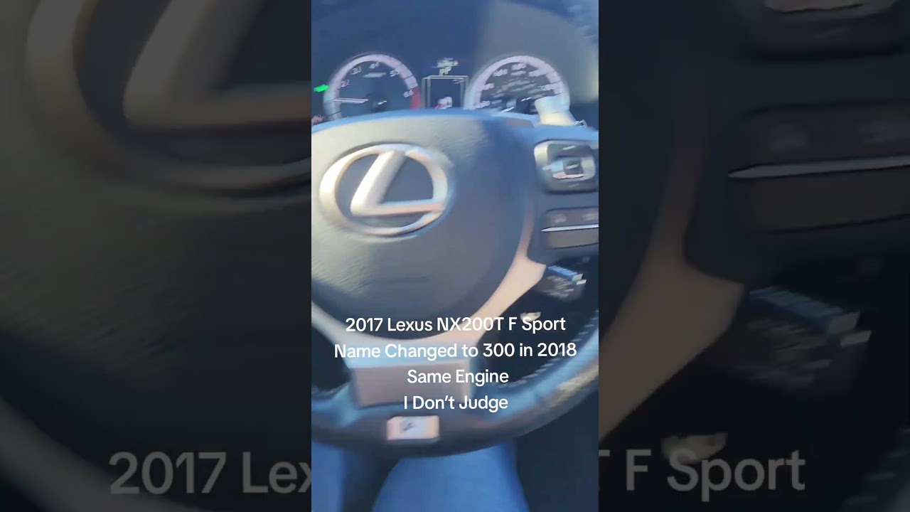 2017 Lexus NX200T F Sport | Same Engine, Name Changed to 300 in 2018 | I Don&rsquo;t Judge #lexus #nx200