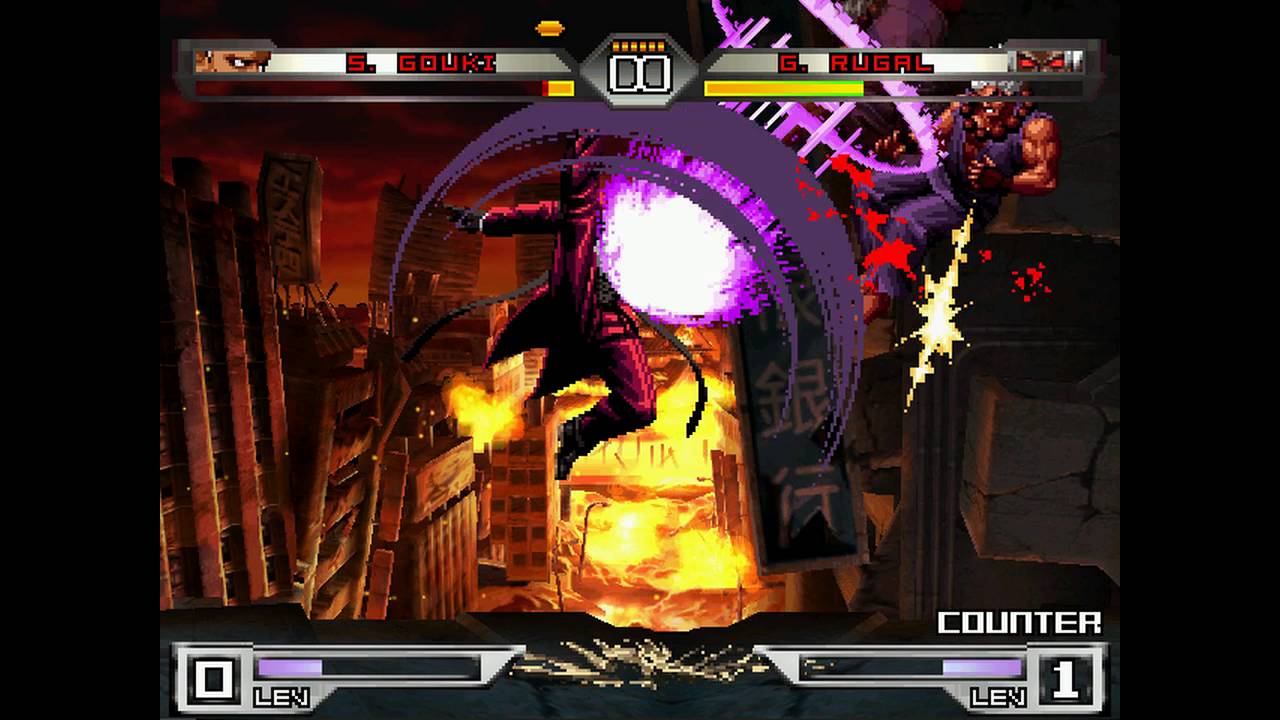 [KOF Mugen]Final Palace For CVS2 ▶ Shin Gouki, God Rugal