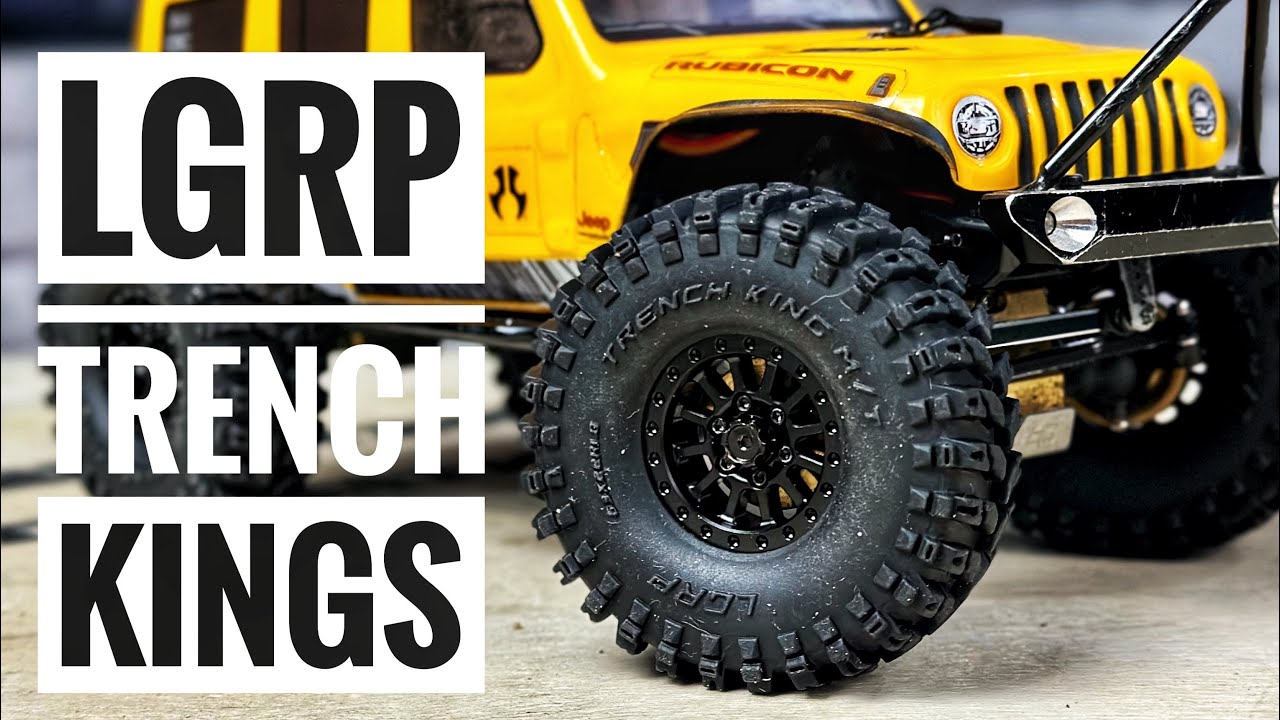 NEW Little Guy Racing Parts TRENCH KING M/T 1.0 Tires!! First look, Review, Crawling & More!