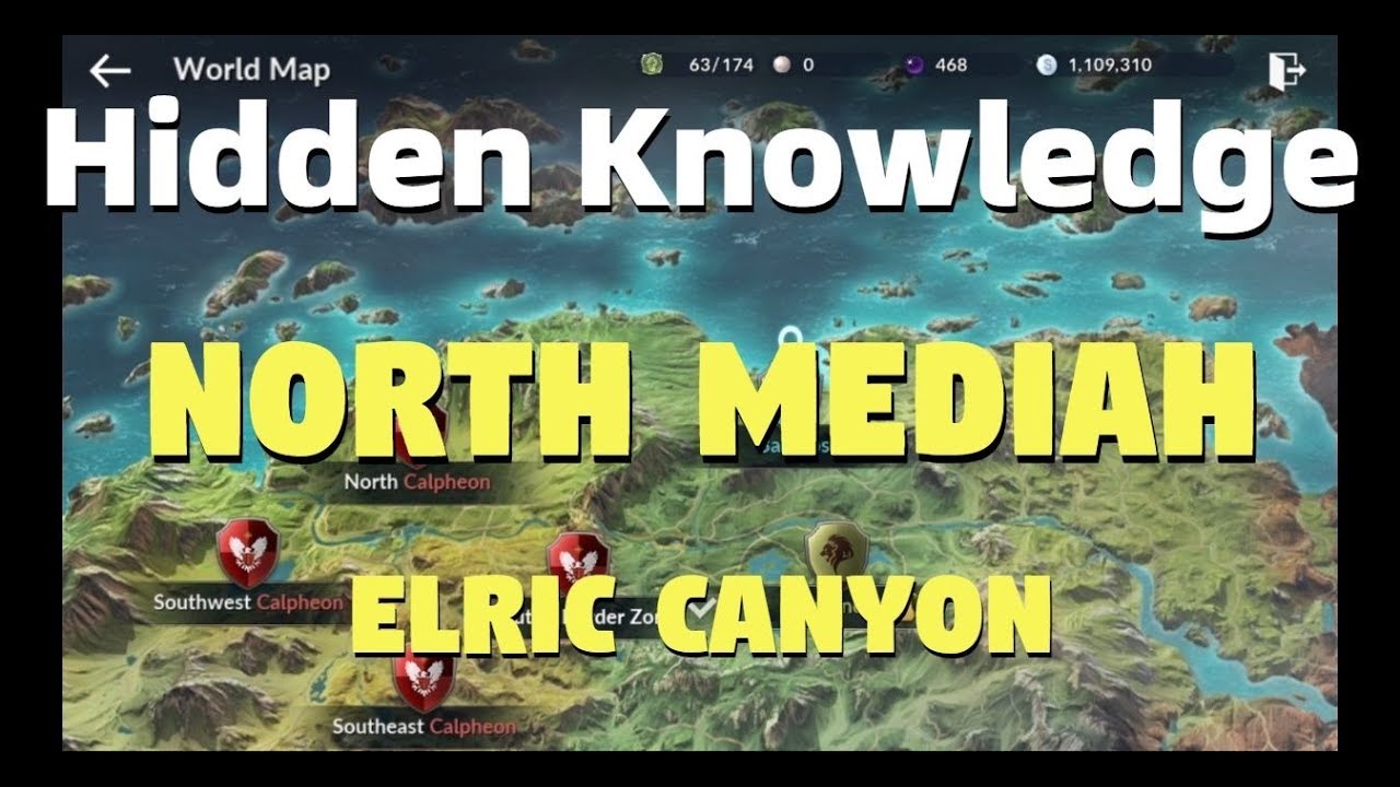 Hidden Knowledge North Mediah: Elric Canyon - Black Desert Mobile