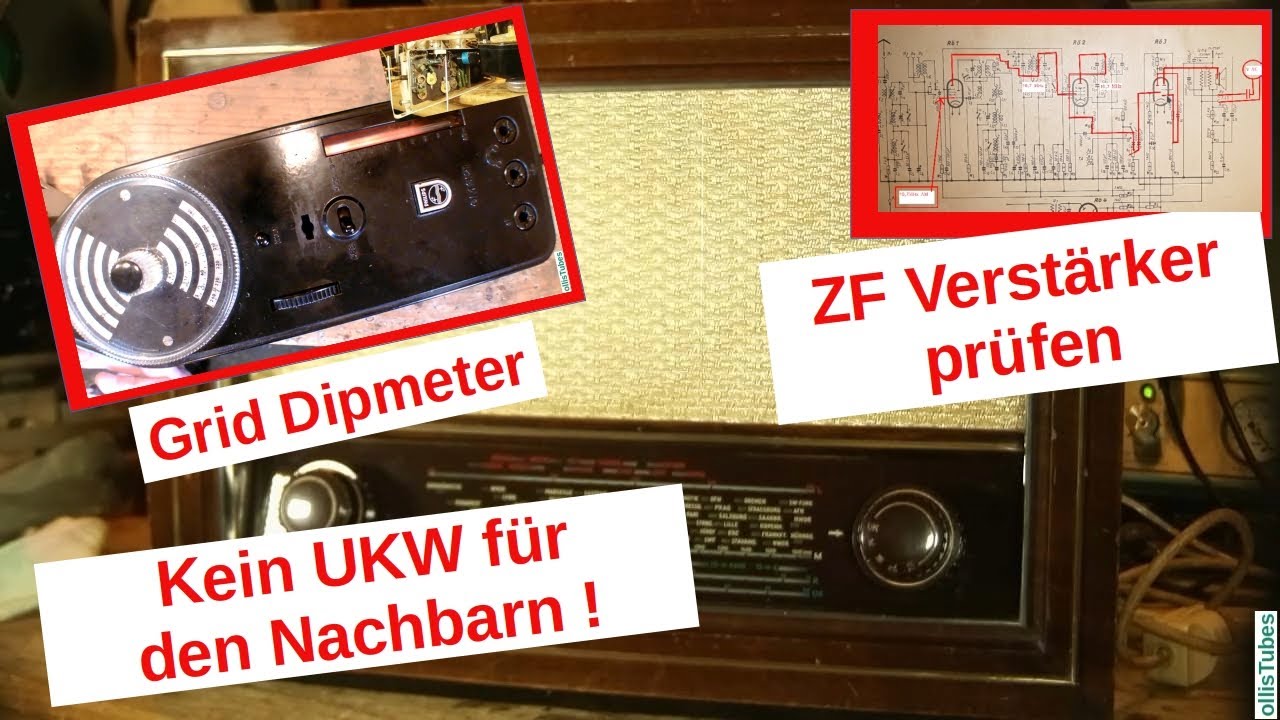 [163] Störsender, Level 1 Gehäuseaufarbeitung, ZF Verstärker, Grid Dipmeter - Körting Neos 51W Teil2