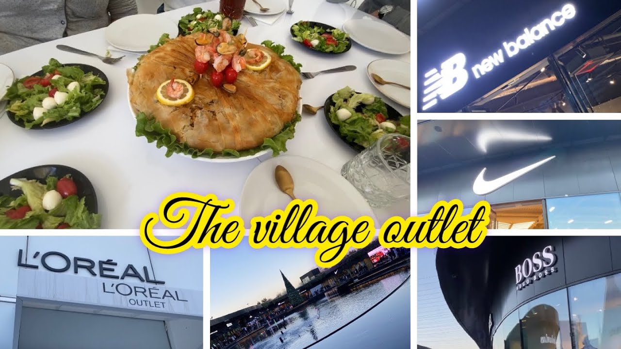 ✨Vlog : THE VILLAGE OUTLET✨روتين صباحي، عراضة عندي فالدار 🥗🍤، ماركات غالية بثمن رخيص ف outlet