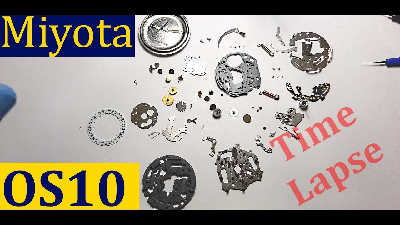 Miyota OS10 Revisione completa - Time Lapse