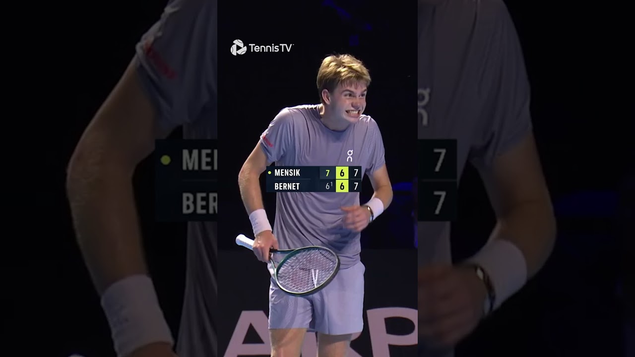 What A Way To Win Your First Set On The ATP Tour 👏