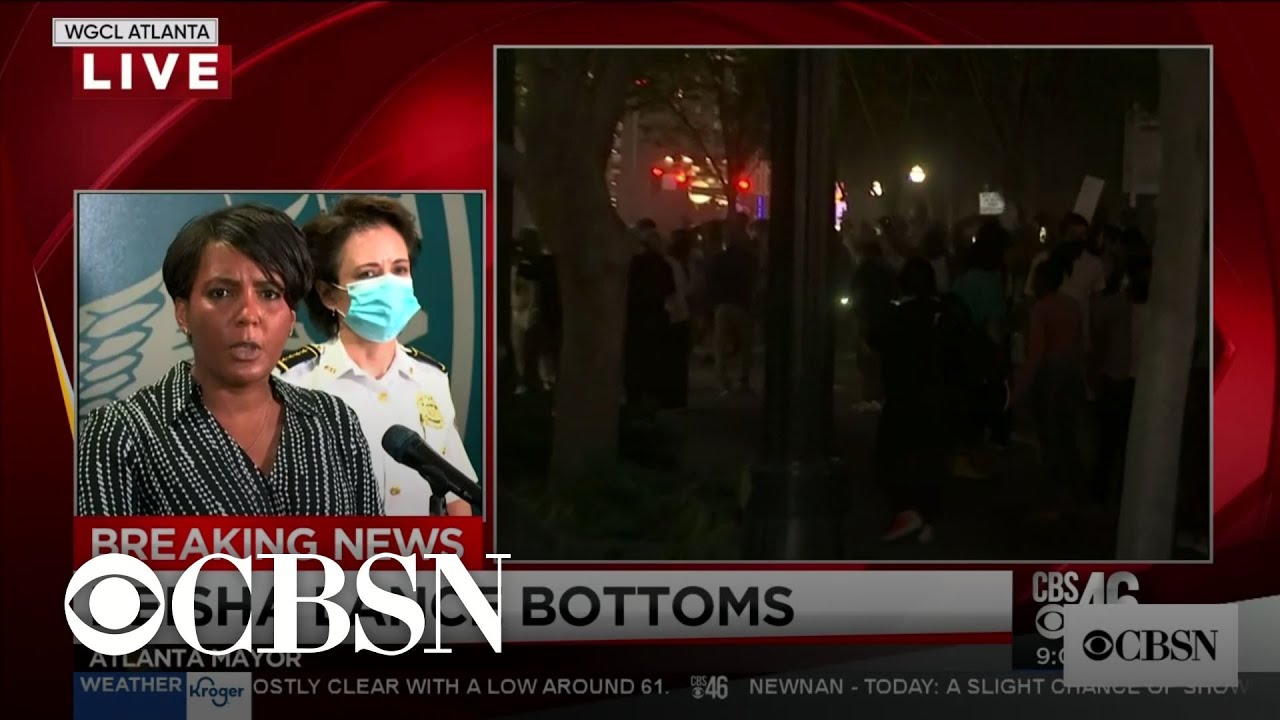 Atlanta Mayor Keisha Lance Bottoms tells protesters: 