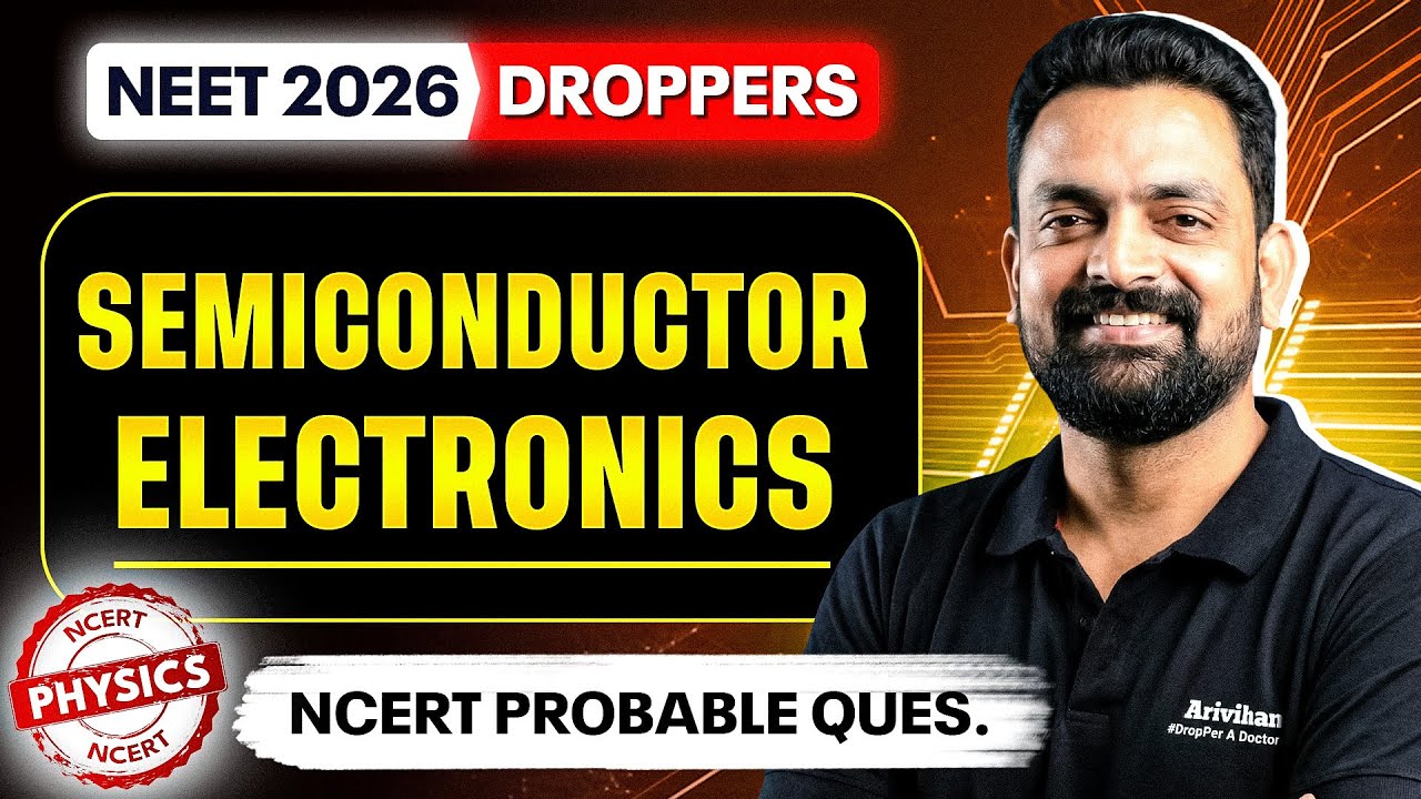 Ignore NCERT? Physics! | NCERT Probable Questions |Semiconductors | Live Session 3 | Surya Sir