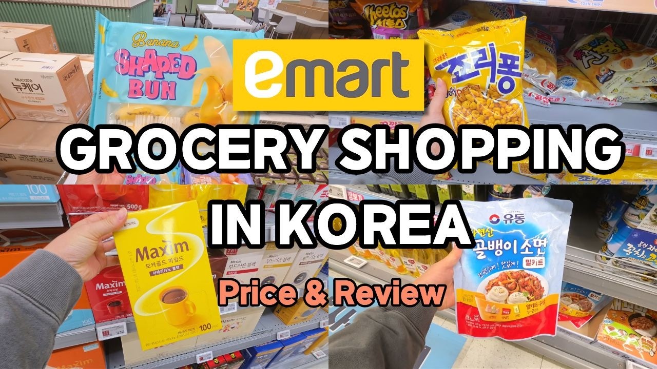 Real Grocery Prices in Korea 2026 🛒✨ E-Mart Haul & Honest Food Reviews!